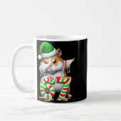 67 Christmas Funny 67 Brainrot Youth Kids Hamster  コーヒーマグカップ (左)