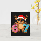 67 Christmas Funny 67 Meme Youth Kids Reindeer 67  カード (黄色い花)