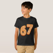 67 Christmas Funny 6 7 Gingerbread Six Seven Xmas  Tシャツ (正面フル)