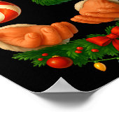 67 Christmas Funny 6 7 Meme Holiday Gen Alpha Slan ポスター (角)