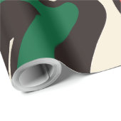 67 Christmas Funny Red & Green Wrapping Paper ラッピングペーパー (ロールコーナー)