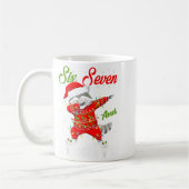 67 Christmas Funny Six Seven Bruh Meme Brainrot Sa コーヒーマグカップ (左)