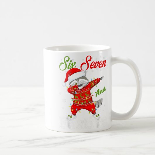 67 Christmas Funny Six Seven Bruh Meme Brainrot Sa コーヒーマグカップ (右)