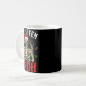 67 Christmas Funny Six Seven Bruh Meme Skeleton Sa コーヒーマグカップ (正面左)