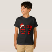 67 Christmas Funny Six Seven Meme Brainrot Plaid S Tシャツ (正面フル)