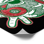 67 Christmas Funny Six Seven Meme Brainrot Santa C ポスター (角)