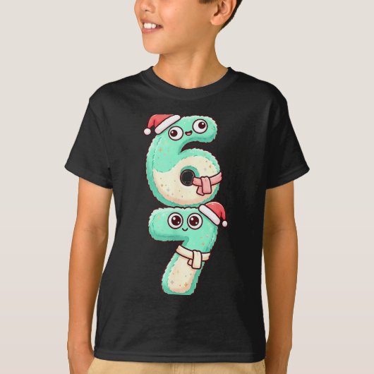 67 Christmas Kawaii Pastel Design  Tシャツ (正面)