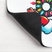 67 Christmas Lights Funny Christmas 6 7 Meme Xmas  マウスパッド (コーナー)