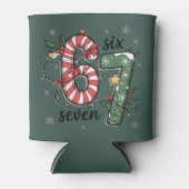67 Christmas Lights Six Seven Holiday Funny Meme 缶クーラー (正面)