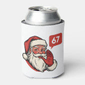 67 Christmas Merry Six Seven Brainrot Santa Claus 缶クーラー (缶正面)