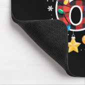 67 Christmas Red Plaid 6 7 Six Seven Boys Christma マウスパッド (コーナー)