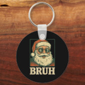 67 Christmas Santa Bruh 6 7 Meme Six Seven Gen Alp キーホルダー (正面)