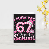 67 Christmas Shirt Teacher Kids I Survived 67 Days カード (黄色い花)