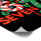 67 Christmas Tree Candy Cane Holiday Six Seven Mem ポスター (角)