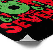 67 Christmas Tree Holiday Six Seven Meme Brainrot  ポスター (角)