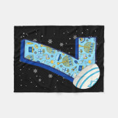 67 Couple Hanukkah Matching Six Seven Meme Jewish  フリースブランケット (正面(横))
