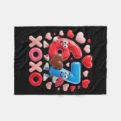 67 Cute Six Seven Gen Meme Couple Anniversary Vale フリースブランケット (正面(横))