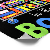 67 Days In The Books Reading Librarian Teacher Sch ポスター (角)