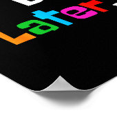 67 Days Later 67th Days Of School Teacher Student  ポスター (角)