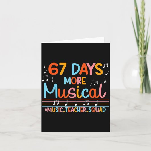 67 Days More Musical Six Seven Meme Music Teacher  カード (正面)
