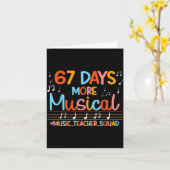 67 Days More Musical Six Seven Meme Music Teacher  カード (黄色い花)