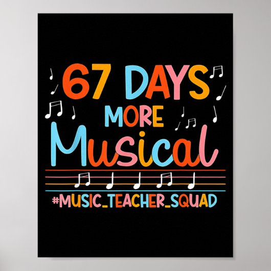 67 Days More Musical Six Seven Meme Music Teacher  ポスター (正面)