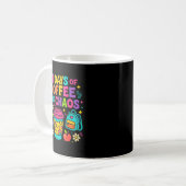 67 Days Of Coffee And Chaos Funny Quote  コーヒーマグカップ (正面左)