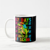 67 Days Of School 67th Day Dinosaur For Boys Mens  コーヒーマグカップ (左)