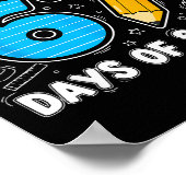 67 Days Of School Complete - Teacher Student Funny ポスター (角)