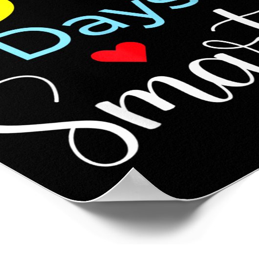 67 Days Of School Funny 67 Days Smarter Student Te ポスター (角)