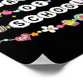 67 Days Of School Funny 67 Teachers Girls Bracelet ポスター (角)