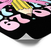 67 Days Of School Girls Coquette Bow 67th Day Of S ポスター (角)