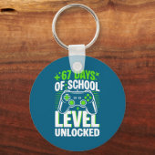 67 Days Of School Level Unlocked 67 Meme Gamer  キーホルダー (正面)