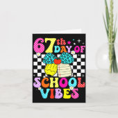 67 Days Of School Meme 100th Day Of School Vibes S カード (正面)