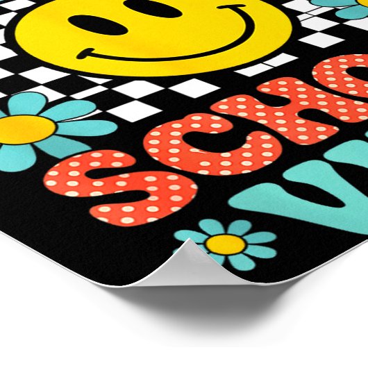 67 Days Of School Meme 100th Day Of School Vibes S ポスター (角)