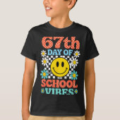 67 Days Of School Meme 100th Day Of School Vibes S Tシャツ (正面)