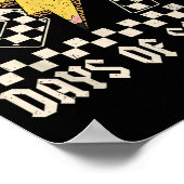 67 Days Of School Meme Slang Abcd Rock Boys Girls  ポスター (角)