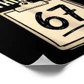 67 Days Of School Teacher 67 Shirt 67 Teacher  ポスター (角)