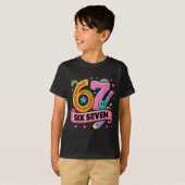 67 Days School 67 Six Seven Funny 67 Teachers Stud Tシャツ (正面フル)