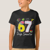 67 Days Smarter 67th Day Of School For Teachers An Tシャツ (正面)