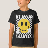 67 Days Smarter Funny Six Seven 6 7 Gen Alpha Slan Tシャツ (正面)