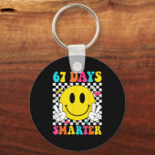 67 Days Smarter Funny Six Seven 6 7 Meme Gen Alpha キーホルダー (正面)