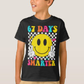 67 Days Smarter Funny Six Seven 6 7 Meme Gen Alpha Tシャツ (正面)