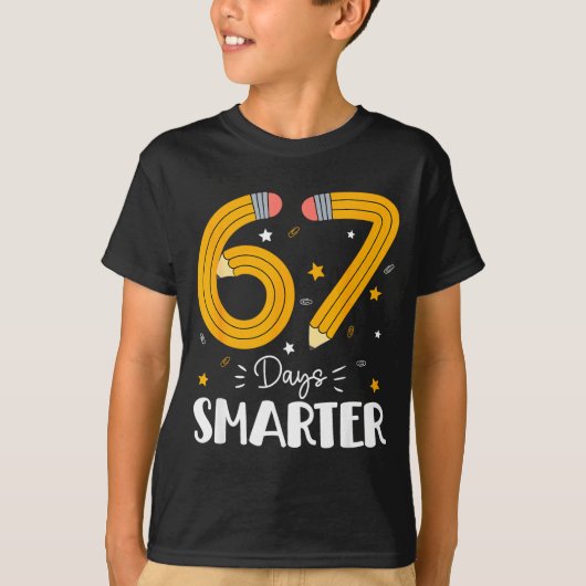 67 Days Smarter Gen Alpha Slang 67 Meme Teachers S Tシャツ (正面)