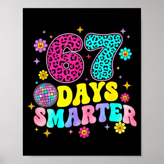 67 Days Smarter School Funny 67 Teachers Students  ポスター (正面)