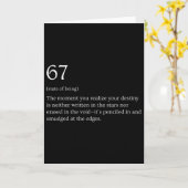 67 Definition ミーム _1  カード (黄色い花)