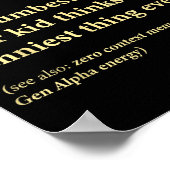 67 Definition Meaning Six Seven Funny Meme Teacher ポスター (角)