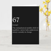 67 Definition Meme _2  カード (黄色い花)