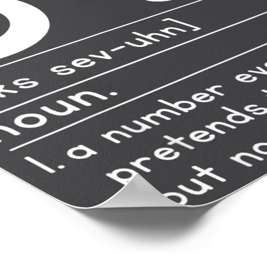 67 Definition The Meaning Of 67 Meme Funny Six Sev ポスター (角)