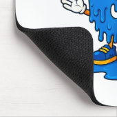 67 Drip Ice Cream Hockey Player  マウスパッド (コーナー)